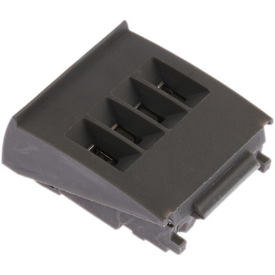 PR Electronics 5900 Series Black DIN Rail Terminal Block, 2.5mm², Screw Termination