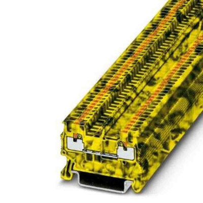 Phoenix Contact PT 1,5 Series Feed Through Terminal Block, 0.14 → 1.5mm², Push In Termination, ATEX, IECEx