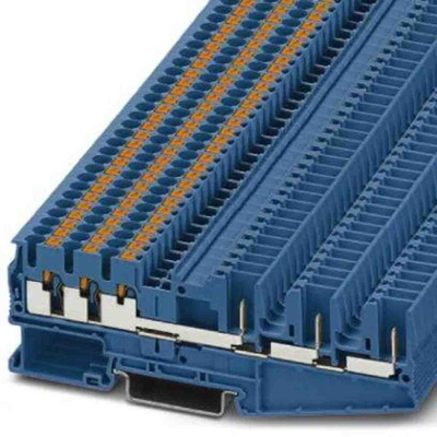 Phoenix Contact PT 2,5 Series Blue Feed Through Terminal Block, 0.14 → 4mm²