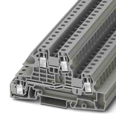 Phoenix Contact Grey DIN Rail Terminal Block, 0.2 → 10mm², Screw Termination