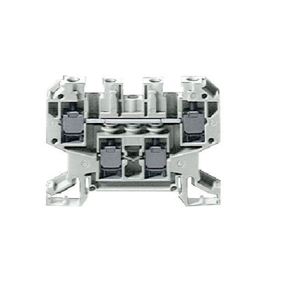 Siemens 8WA Series Beige DIN Rail Terminal Block, 4mm², Screw Termination
