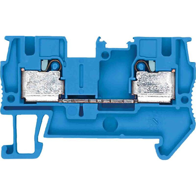 Siemens 8WH Series Blue DIN Rail Terminal Block, 4mm²
