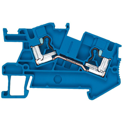 Siemens 8WH Series Blue DIN Rail Terminal Block, 4mm²