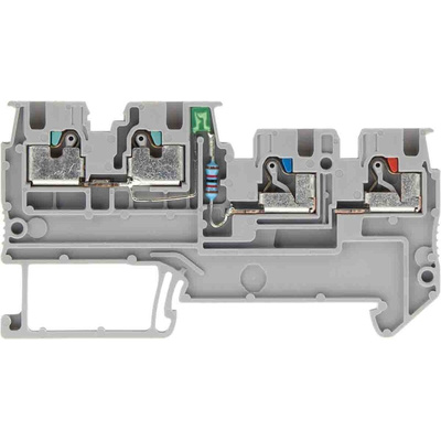 Siemens 8WH Series Grey DIN Rail Terminal Block, 1.5mm²