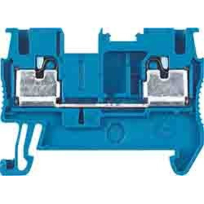 Siemens 8WH Series Blue DIN Rail Terminal Block, 2.5mm²