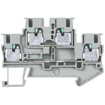 Siemens 8WH Series Grey DIN Rail Terminal Block