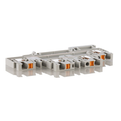 Rockwell Automation 1492-P Series Grey Feed Through Terminal Block