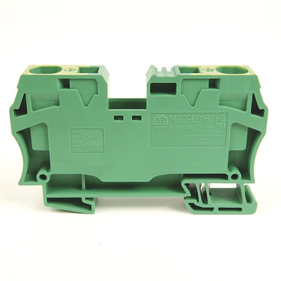 Rockwell Automation 1492 Series DIN Rail Terminal Block, 16mm², Spring Clamp Termination