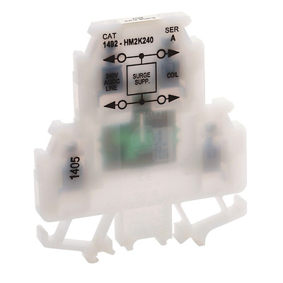 Rockwell Automation 1492-H Series White DIN Rail Terminal Block, 4 → 0.05mm²