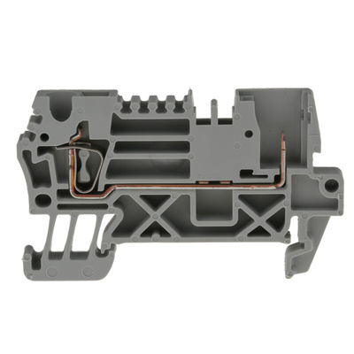 Rockwell Automation 1492 Series Grey DIN Rail Terminal Block, 0.5 → 2.5mm², Spring Clamp Termination, ATEX, IECEx