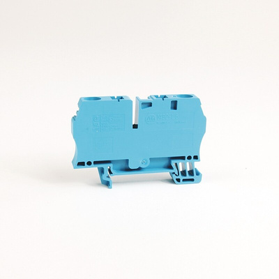 Rockwell Automation 1492 Series Orange DIN Rail Terminal Block, 6mm², Spring Clamp Termination, ATEX, IECEx