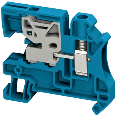 Schneider Electric TRV Series Blue DIN Rail Terminal Block, 6mm², Screw Termination