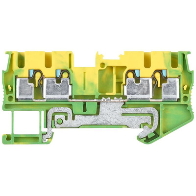 Siemens Green/Yellow DIN Rail Terminal Block, 2.5mm², Single-Level