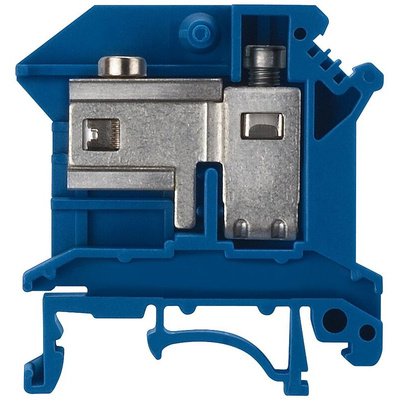 Siemens ALPHA Series Blue DIN Rail Terminal Block, 16mm², Double-Level, Screw Termination