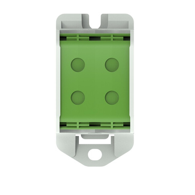 Entrelec 1SNF Series Green, Grey Terminal Block, 4-Level, Cable Termination
