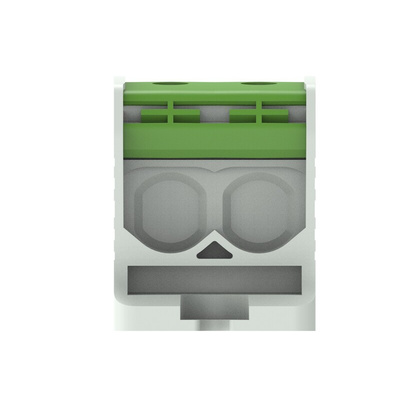 Entrelec 1SNF Series Green, Grey Terminal Block, 4-Level, Cable Termination