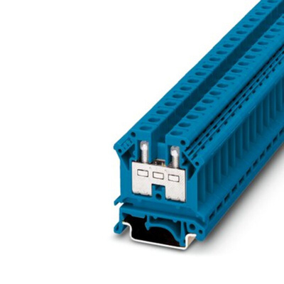 Phoenix Contact Blue Feed Through Terminal Block, 2-Level, Screw Termination