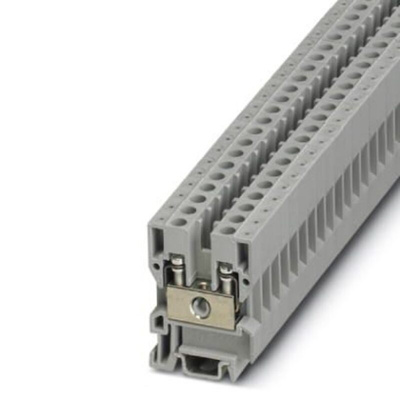 Phoenix Contact MXK 4 Series Grey Feed Through Terminal Block, 4mm², 1-Level, ATEX, IECEx