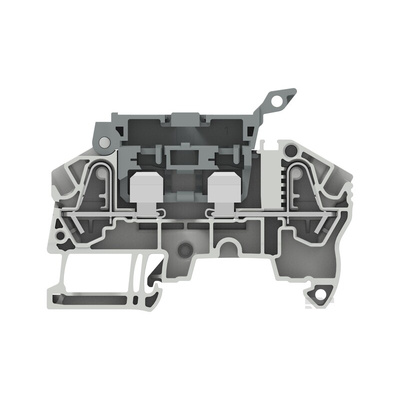 Entrelec 1SNK7084 Series Grey Modular Terminal Block, 0.5 – 6mm², 1-Level, Spring Termination, Fused