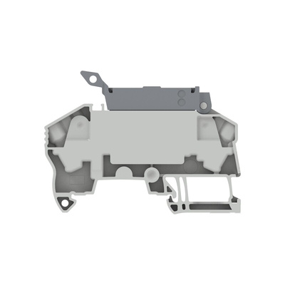 Entrelec 1SNK7084 Series Grey Modular Terminal Block, 0.5 – 6mm², 1-Level, Spring Termination, Fused