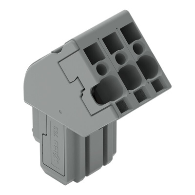 Wago 769 Series Grey Connector, 4mm², Cage Clamp Termination, CSA