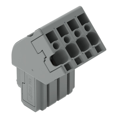 Wago 769 Series Grey Connector, 4mm², 1-Level, Cage Clamp Termination, CSA