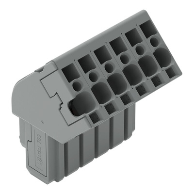 Wago 769 Series Grey Connector, 4mm², 1-Level, Cage Clamp Termination, CSA