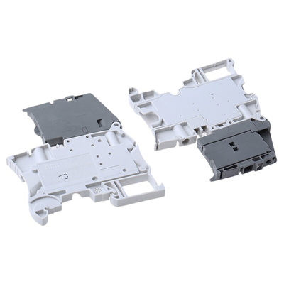 Entrelec SNK Series Grey Fused DIN Rail Terminal, 1.5mm², Screw Termination, Fused