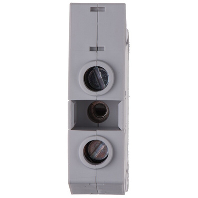 Entrelec ZS35 Series Grey Feed Through Terminal Block, 35mm², Double-Level, Screw Termination, ATEX