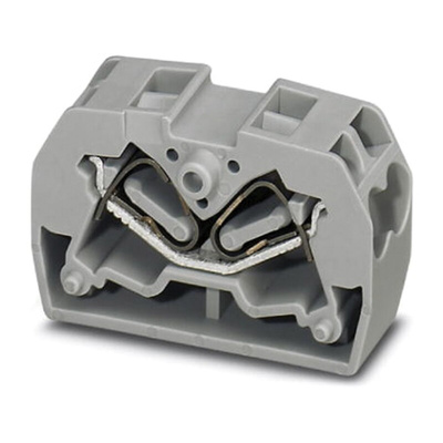 Phoenix Contact MSDBV 2.5-F BU Series DIN Rail Terminal Block, 0.08 → 4mm², Spring Clamp Termination