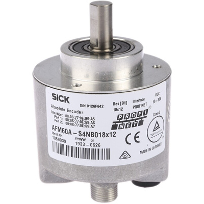 Sick AFM60 Series Absolute Absolute Encoder, 262144 ppr, Solid Type, 10mm Shaft