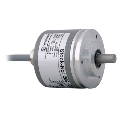 RS PRO Incremental Incremental Encoder, 1000 ppr, HTL Signal, Solid Type, 8mm Shaft