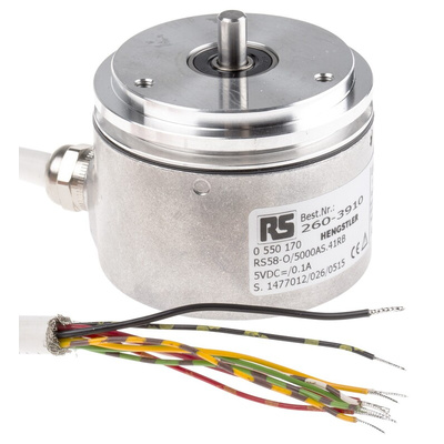 Hengstler RI58-O Series Incremental Incremental Encoder, 5000 ppr, RS422 Signal