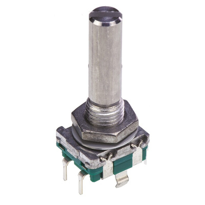 Alps Alpine Incremental Incremental Encoder, 15 ppr, 6mm Shaft