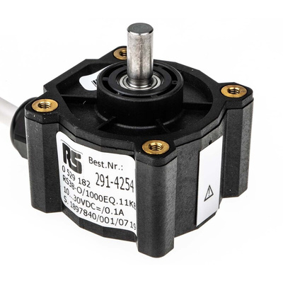 Hengstler RI38 Series Incremental Incremental Encoder, 1000 ppr, Push Pull Signal, Solid Type, 6mm Shaft