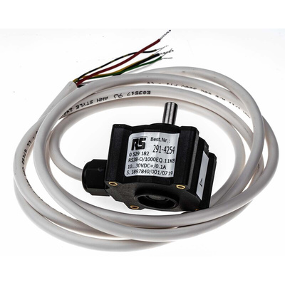 Hengstler RI38 Series Incremental Incremental Encoder, 1000 ppr, Push Pull Signal, Solid Type, 6mm Shaft