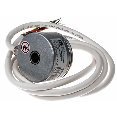 Hengstler RI58-D Series Incremental Incremental Encoder, 2500 ppr, RS422 Signal, Hollow Type, 12mm Shaft