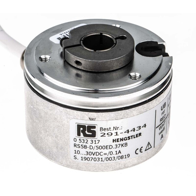 Hengstler RI58-D Series Incremental Incremental Encoder, 500 ppr, Push Pull Signal, Hollow Type, 12mm Shaft