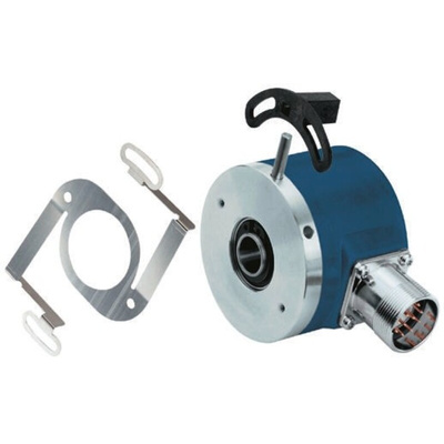 Baumer GI333 Series Optical Incremental Encoder, 200 ppr, HTL/Push Pull Signal, Hollow Type, 12mm Shaft