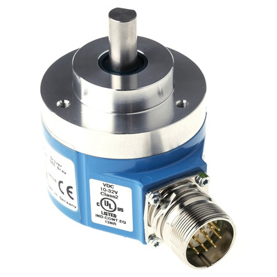 Sick Absolute Absolute Encoder, 8192 ppr, Gray, SSI Signal, Solid Type, 10mm Shaft
