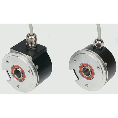 Baumer BHG Series Optical Incremental Encoder, 360 ppr, HTL/Push Pull Signal, Hollow Type, 12mm Shaft