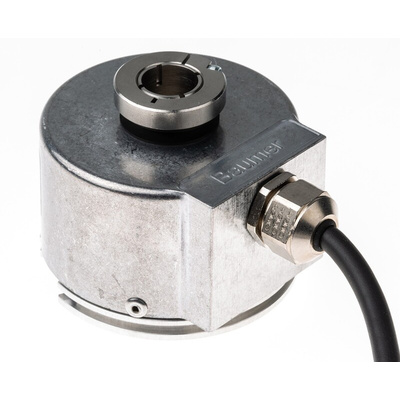 Baumer BHG Series Optical Incremental Encoder, 1024 ppr, HTL/Push Pull Signal, Hollow Type, 12mm Shaft