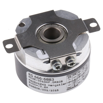 Hengstler AC35 Series Absolute Absolute Encoder, 2048 ppr, Gray, SSI Signal, Hollow Type, 8mm Shaft