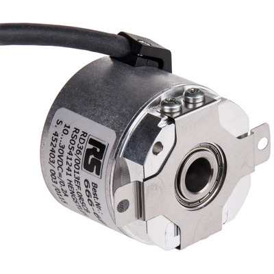 Hengstler AD36 Series Absolute Absolute Encoder, 2048 ppr, Gray, SSI Signal, Hollow Type, 8mm Shaft