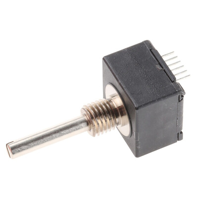 Bourns EM14 Series Optical Incremental Encoder, 64 ppr, Quadrature Signal, Slotted Type, 1/8in Shaft