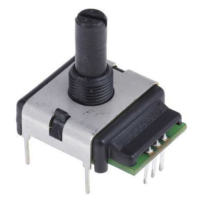 Bourns Incremental Incremental Encoder, 24 ppr, Quadrature Signal, Solid Type, 6.35mm Shaft