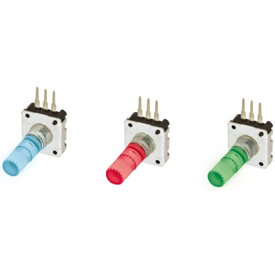TE Connectivity Incremental Incremental Encoder, 24 ppr, Quadrature Signal, Solid Type, 6mm Shaft