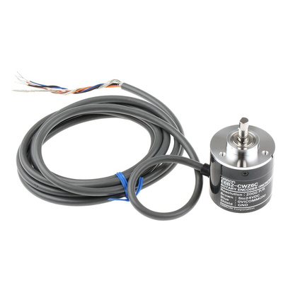 Omron E6B2 Series Incremental Incremental Encoder, 2000 ppr, NPN Open Collector Signal, Solid Type, 6mm Shaft