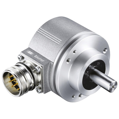 Baumer EIL580P Series Optical Incremental Encoder, 1 → 65536 ppr, TTL/HTL Signal, Solid Type, 10mm Shaft