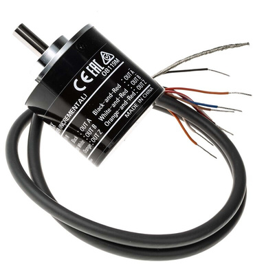 Omron E6B2 Series Incremental Incremental Encoder, 1000 ppr, Line Driver Signal, Solid Type, 6mm Shaft